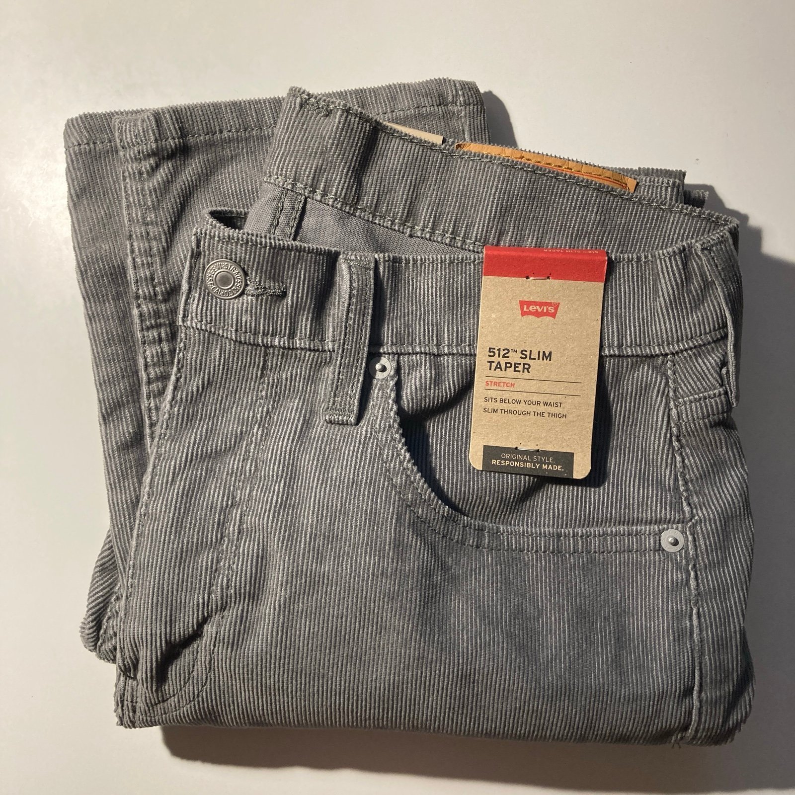 Levi’s 512 corduroy 32x32 (the fit is super skinny)
