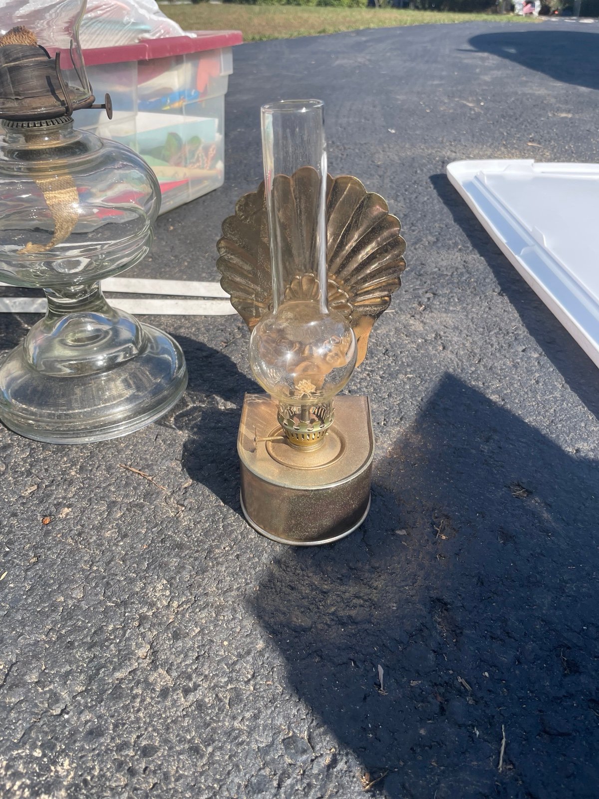 Vintage oil lamp