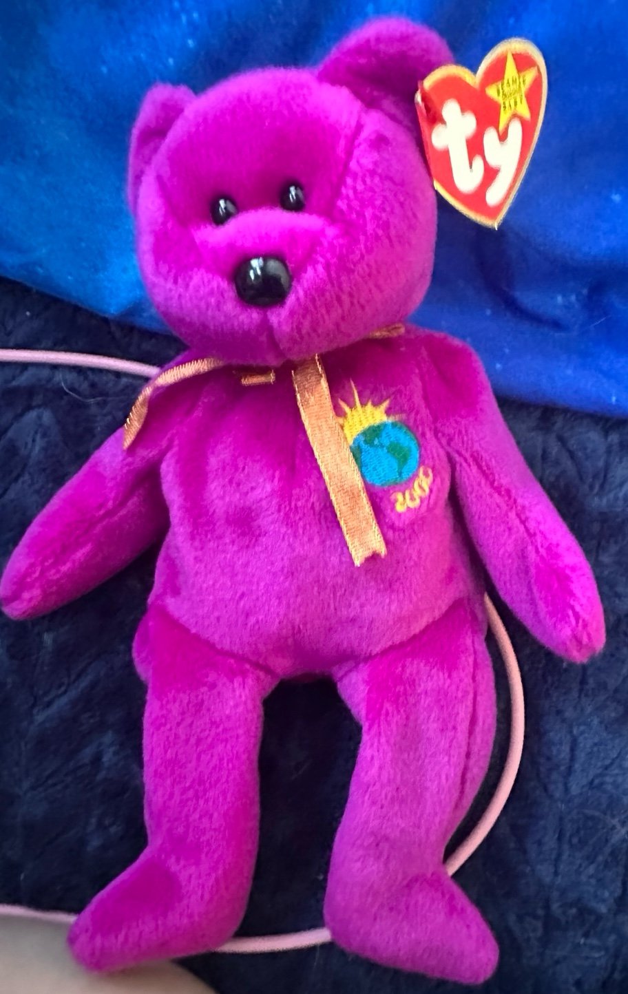 TY Beanie Babies Millennium the Bear 2000 Beanbag toy