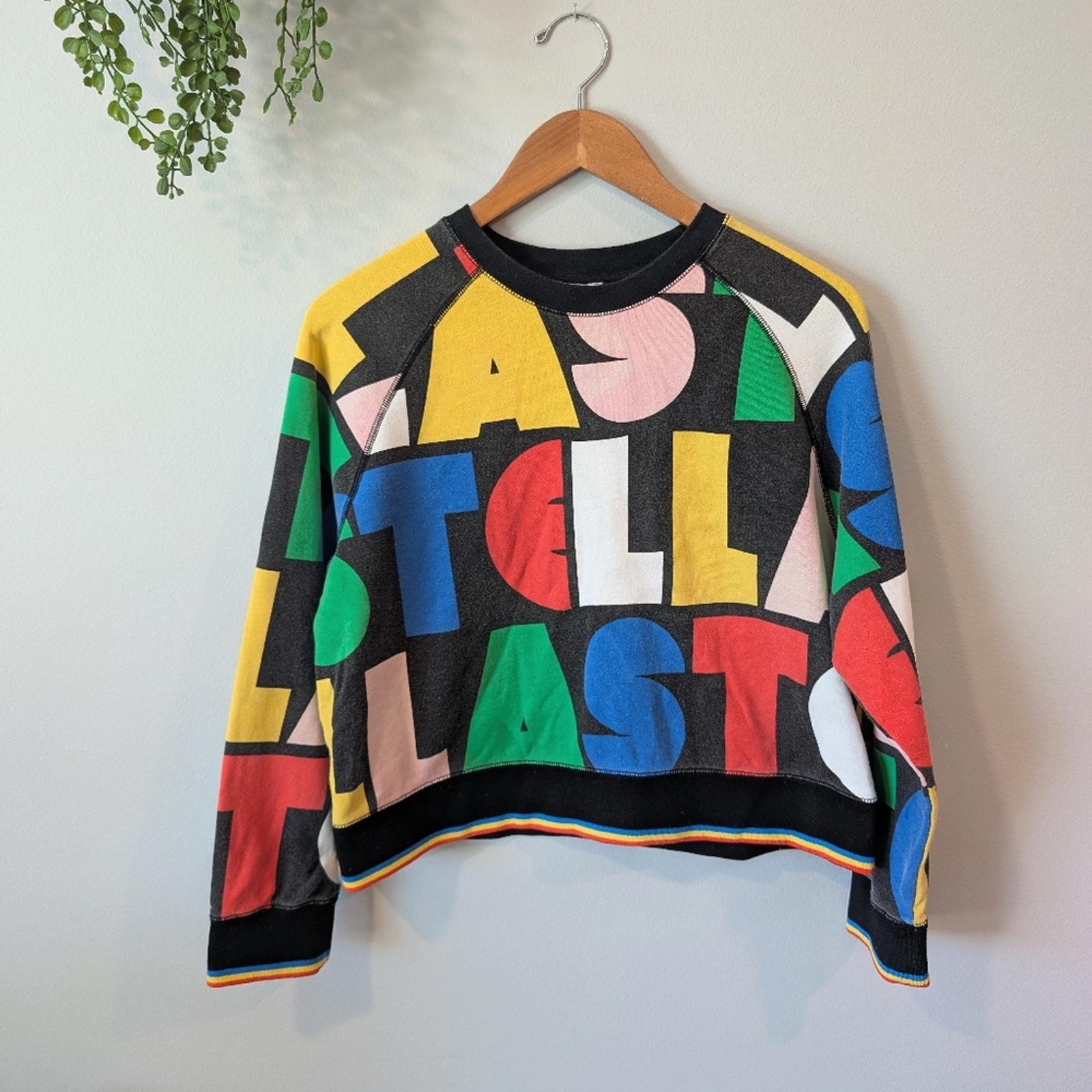 Stella McCartney Kids Colorful Logo Oversized Sweatshirt