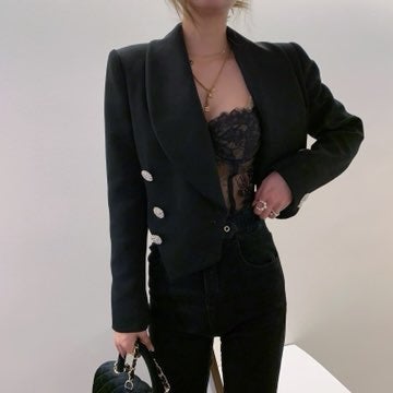 Diamond cropped Blazer