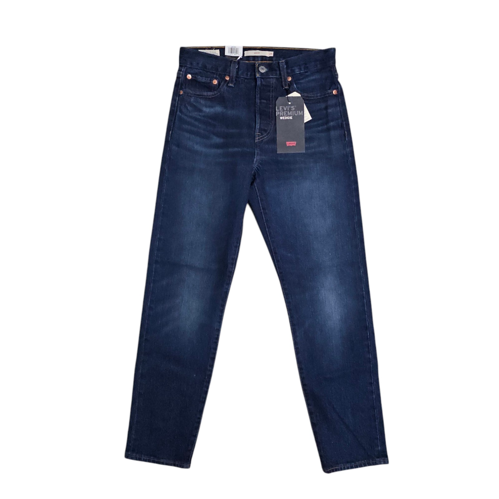 LEVI'S PREMIUM Wedgie Fit dark blue Jeans Womens size 26