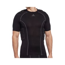 Adidas Adult Techfit 5 Pad Integrated Football Compression Shirt - Black - XL