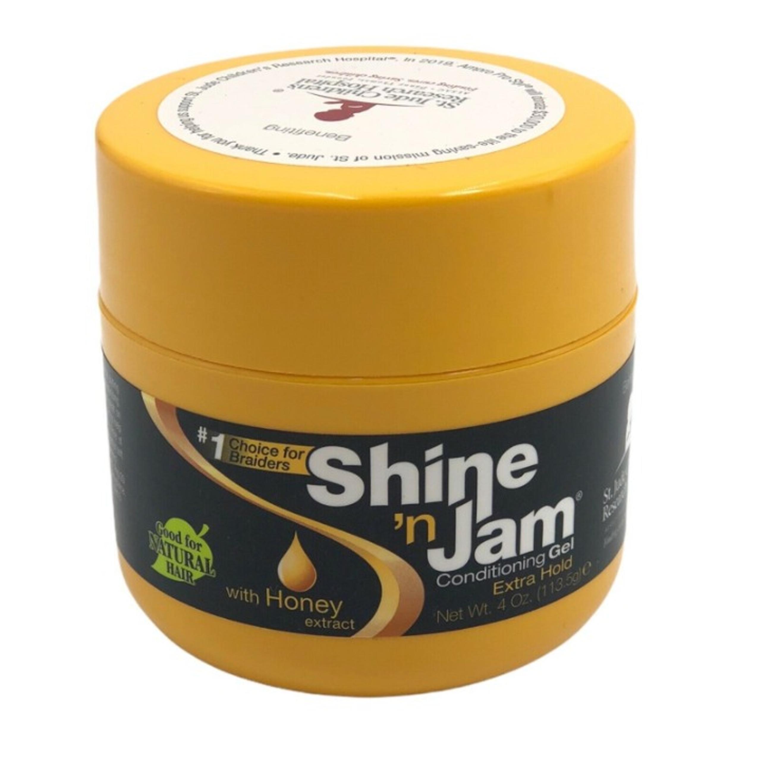 Ampro Shine 'n Jam Conditioning Gel, Extra Hold 4 oz, New