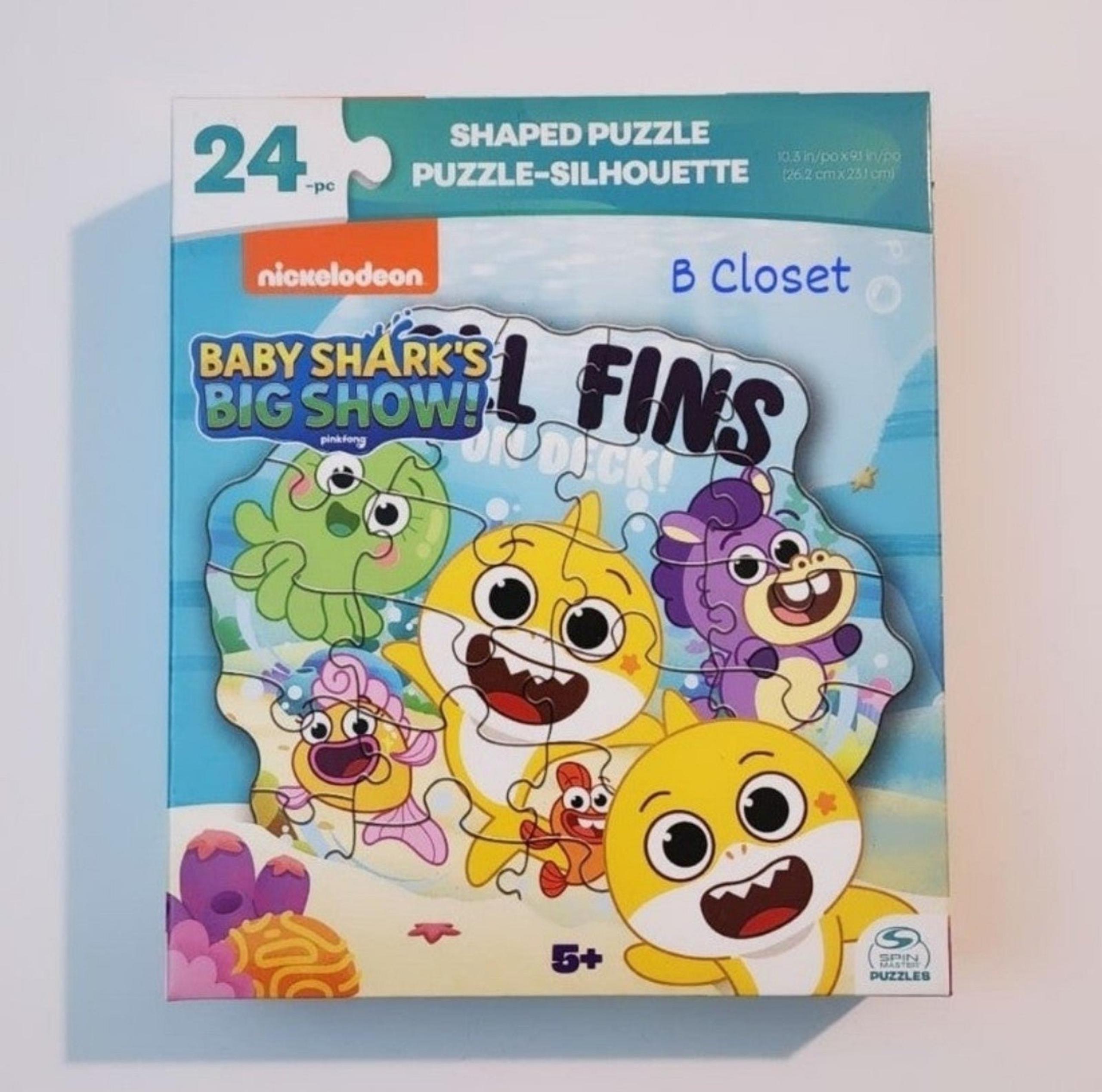 Nickelodeon Baby Shark 24 piece shaped puzzle