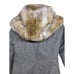 Aritza Babaton Oskar Parka Jacket Faux Fur Lined Down Fill Charcoal Women’s XS
