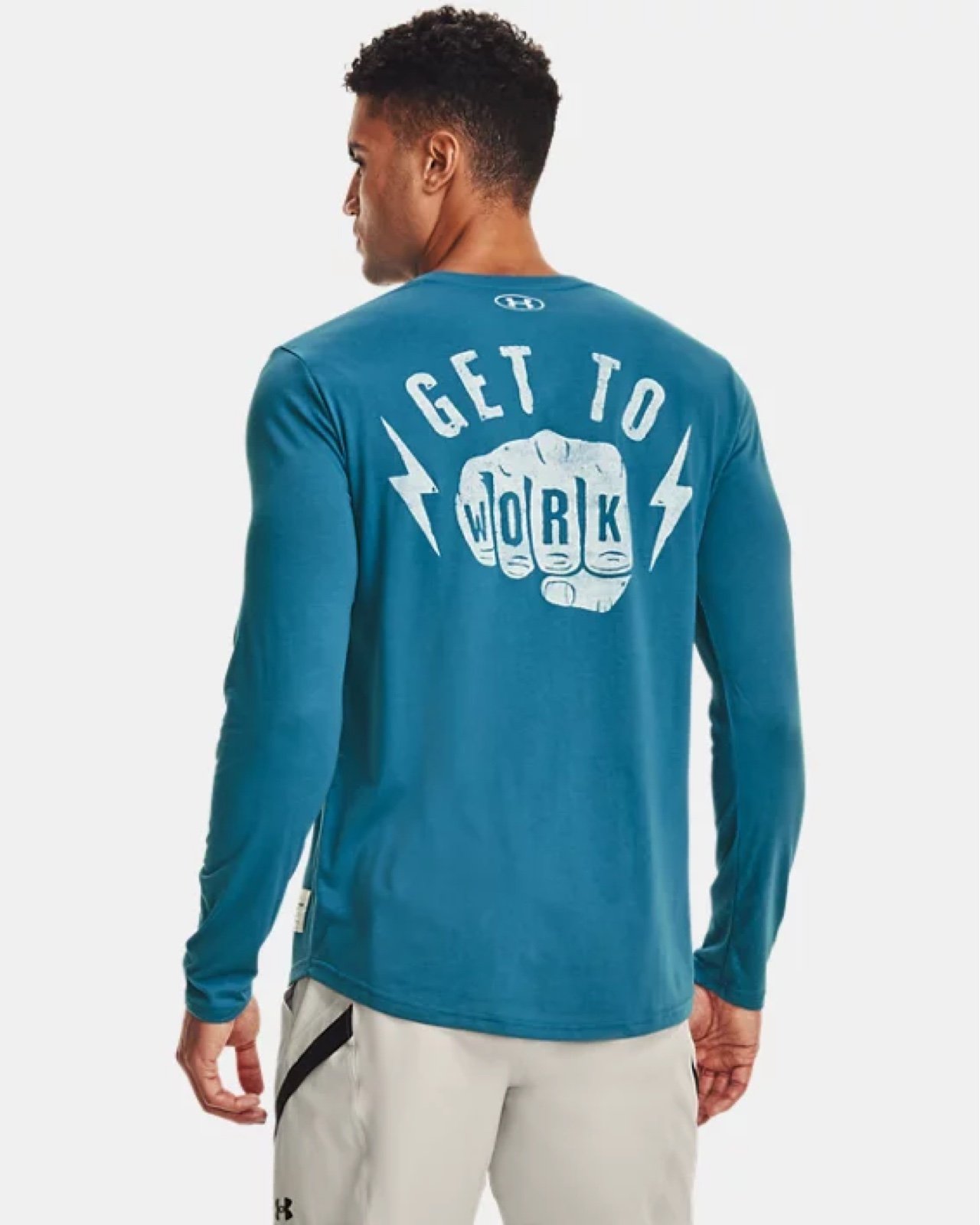 Men’s Under Armour Project Rock Get to Work Long Sleeve T-Shirt