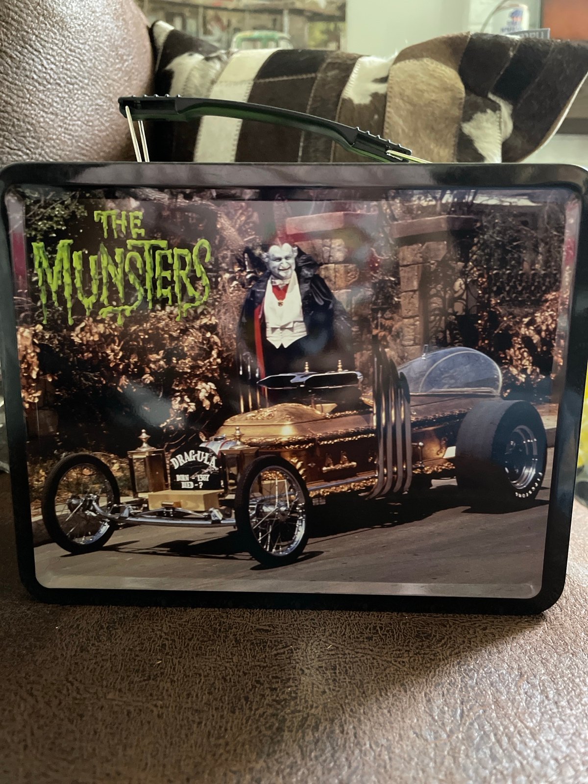 New 2022 The Munsters Koach Dragula metal lunchbox