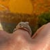 Copied - Micro Pave 14k Cz Diamond Dolphin Sterling Silver Ring Sizes 8,9