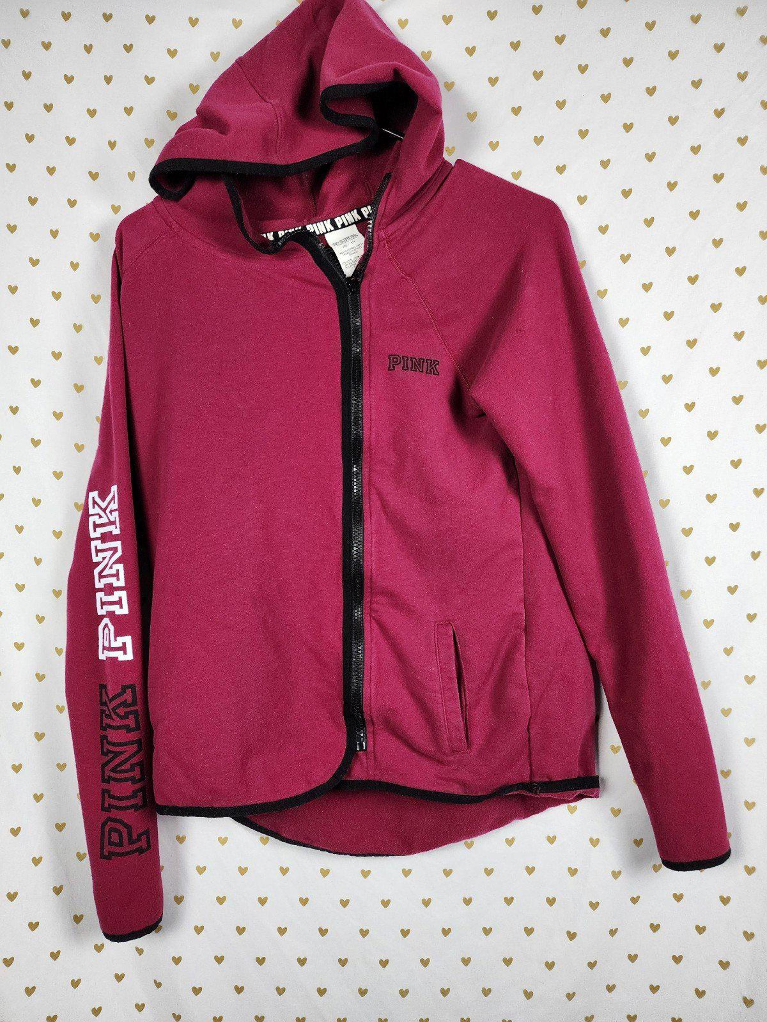 Pink Victorias secret xs active jacket coat dri fit athletic