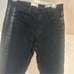 Frame Denim Le High Straight Leg Jeans, Noir Coated Tux Tuxedo Stripe Pants