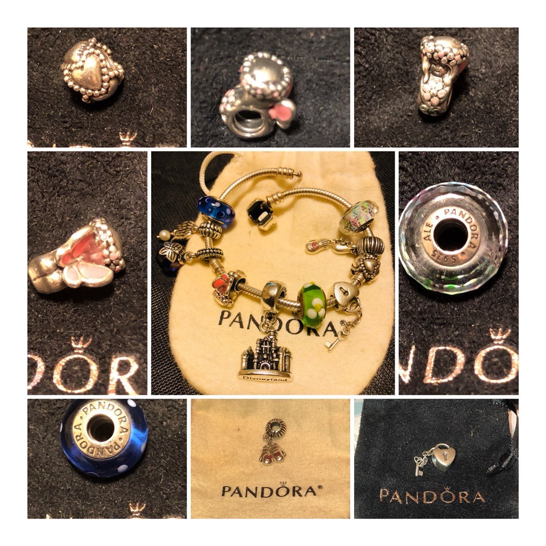 authentic pandora charms And Bracelet