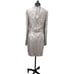 XSCAPE Women's V-Neck Long-Sleeve Ruffled Sequin Sheath Dress US 12