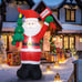 New 6FT Christmas Inflatable Santa Claus Outdoor Decoration with Built-In LEDs