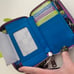 NWT Glow Pixar Toy Story Alien Sequin Cosplay Zip Around Wallet