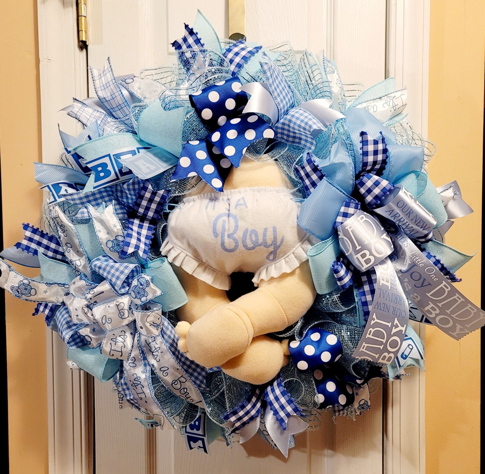 Baby shower wteath