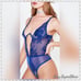 L-Royaly Bule Mono Wire Lingerie Teddy