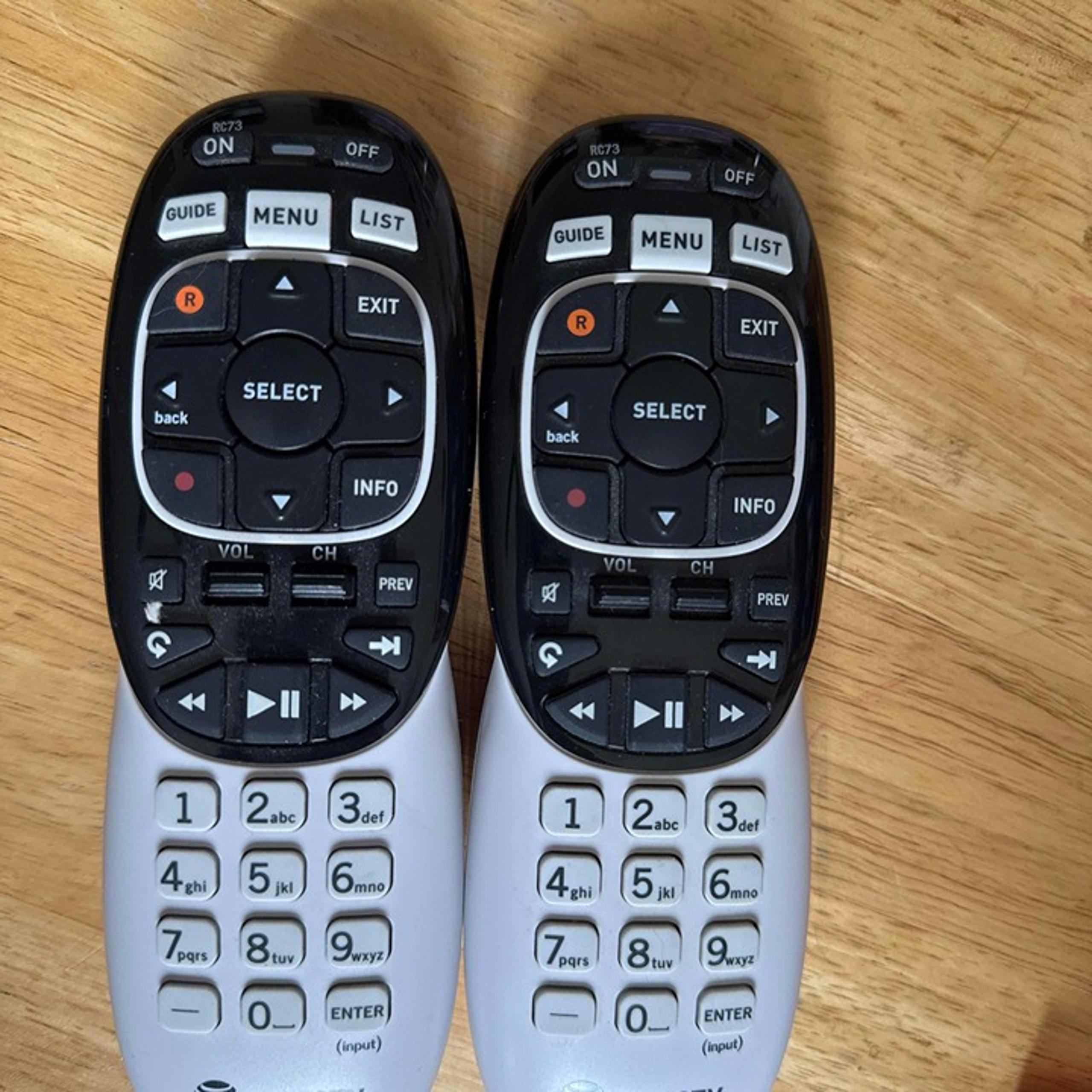 DIRECTV OEM RC73 IR/RF Remote Control - 2 Pack Tested!