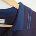 BURBERRY LONDON Men's dark purple Short Sleeve Polo Shirt Size XL