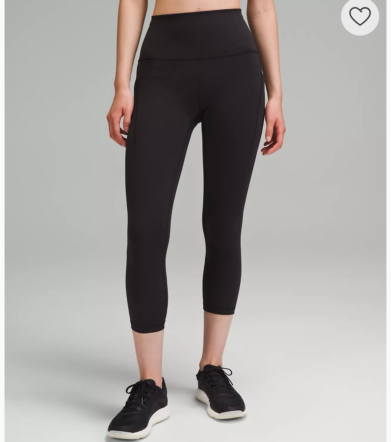 NEW Lululemon Wunder Train HR Crop 23” pockets