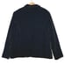 JM Collection Sz 18 Black Quilted Velvet Jacket Pockets Button Up Utility Lined