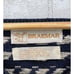 BRAEMAR Vintage 90s Mens XL 100% Cotton Sweater V Neck Diamond Pattern Navy Blue