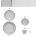 Mikasa Parchment 4 Piece Set Porcelain Dinnerware China Service for 1 NEW