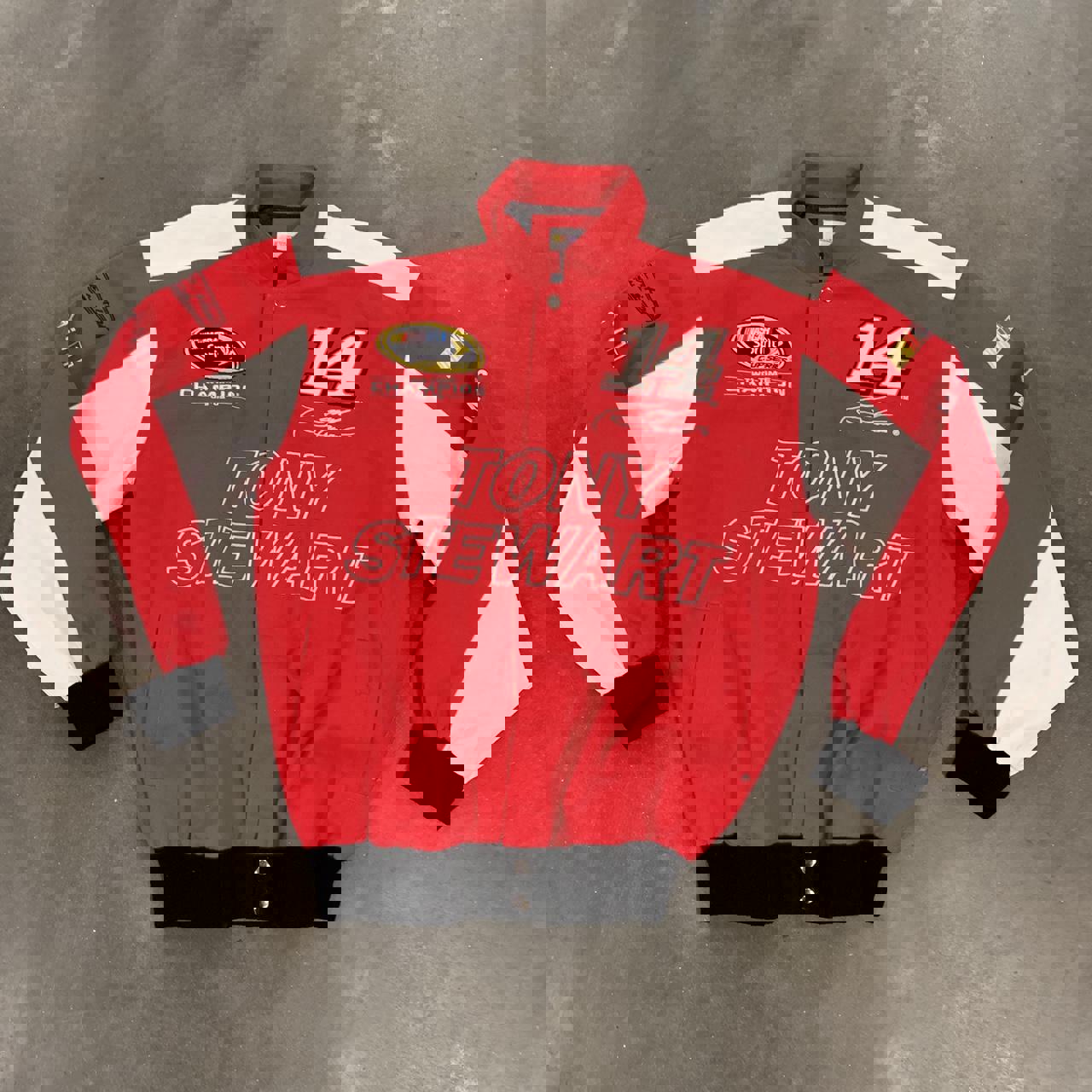 Chase Authentics Men's Red and Black Jacket