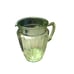 Vintage Depression/Vaseline Glass Water Pitcher Uranium Glow