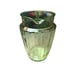 Vintage Depression/Vaseline Glass Water Pitcher Uranium Glow