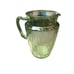 Vintage Depression/Vaseline Glass Water Pitcher Uranium Glow