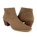 Linea Paolo Women's Windy Snip Toe Block Heel Bootie Tan Size 10