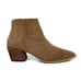 Linea Paolo Women's Windy Snip Toe Block Heel Bootie Tan Size 10