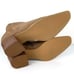 Linea Paolo Women's Windy Snip Toe Block Heel Bootie Tan Size 10
