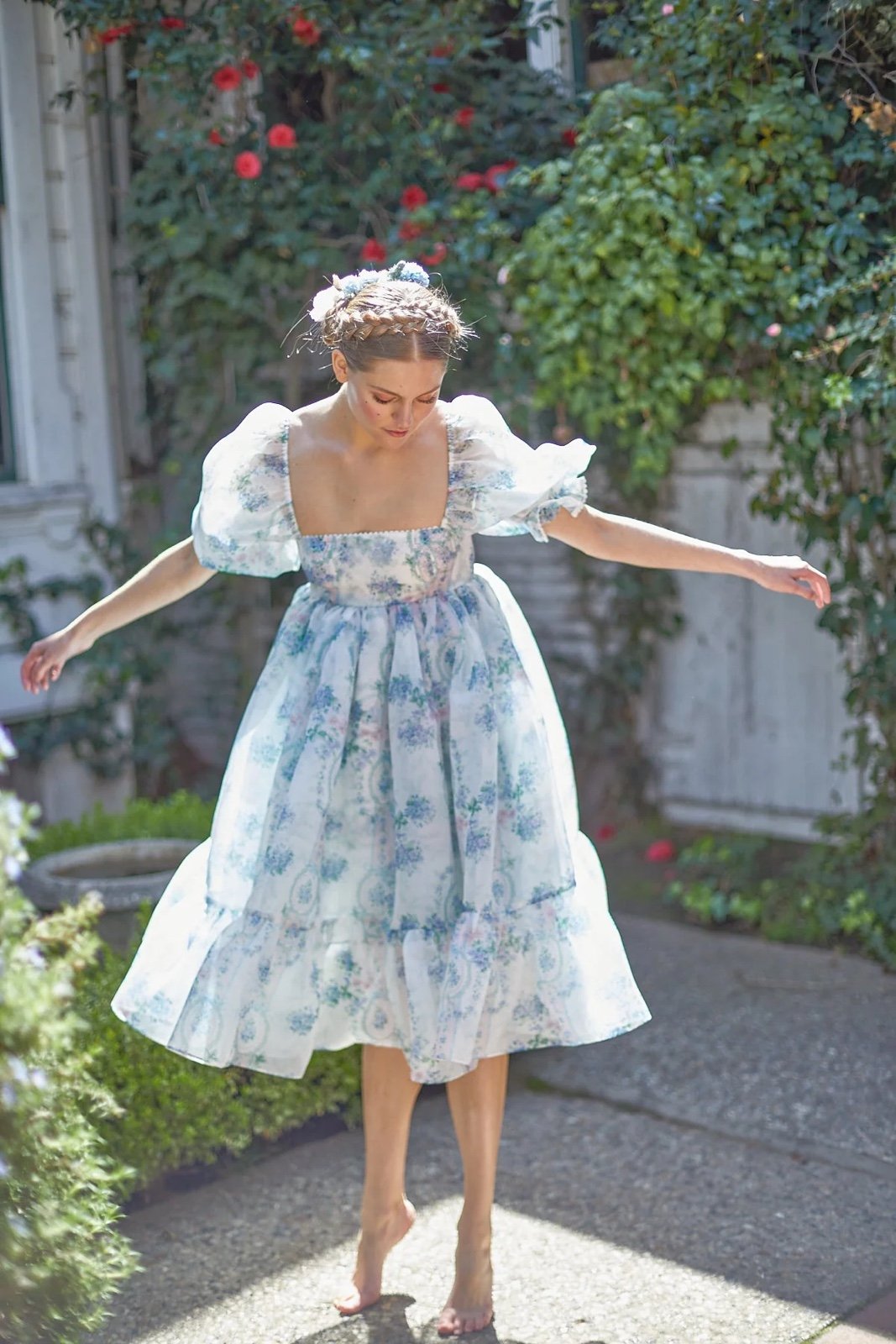 Selkie La Belle Etoile organza French puff dress