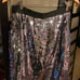 Silver Sequin Midi Skirt