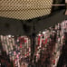 Silver Sequin Midi Skirt