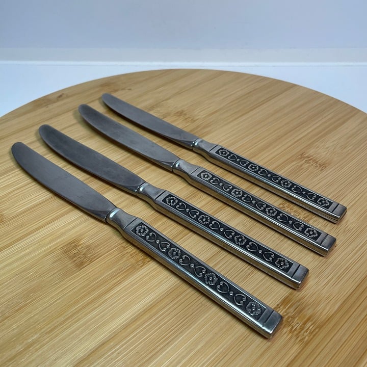 Vintage Gorham Hacienda Modern Hollow Butter Knife Stainless Steel Japan MCM
