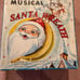 Vintage musical Santa wreath with original box