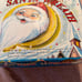 Vintage musical Santa wreath with original box