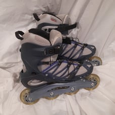 Salomon Womens Inline Skates Sz 6.5 Gray, Titanium