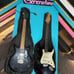 Midland & Ibanez Electric Guitars with Travel Bags