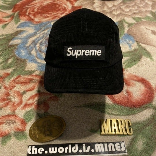 NWT Supreme GORE-TEX Corduroy Camp Cap - Black