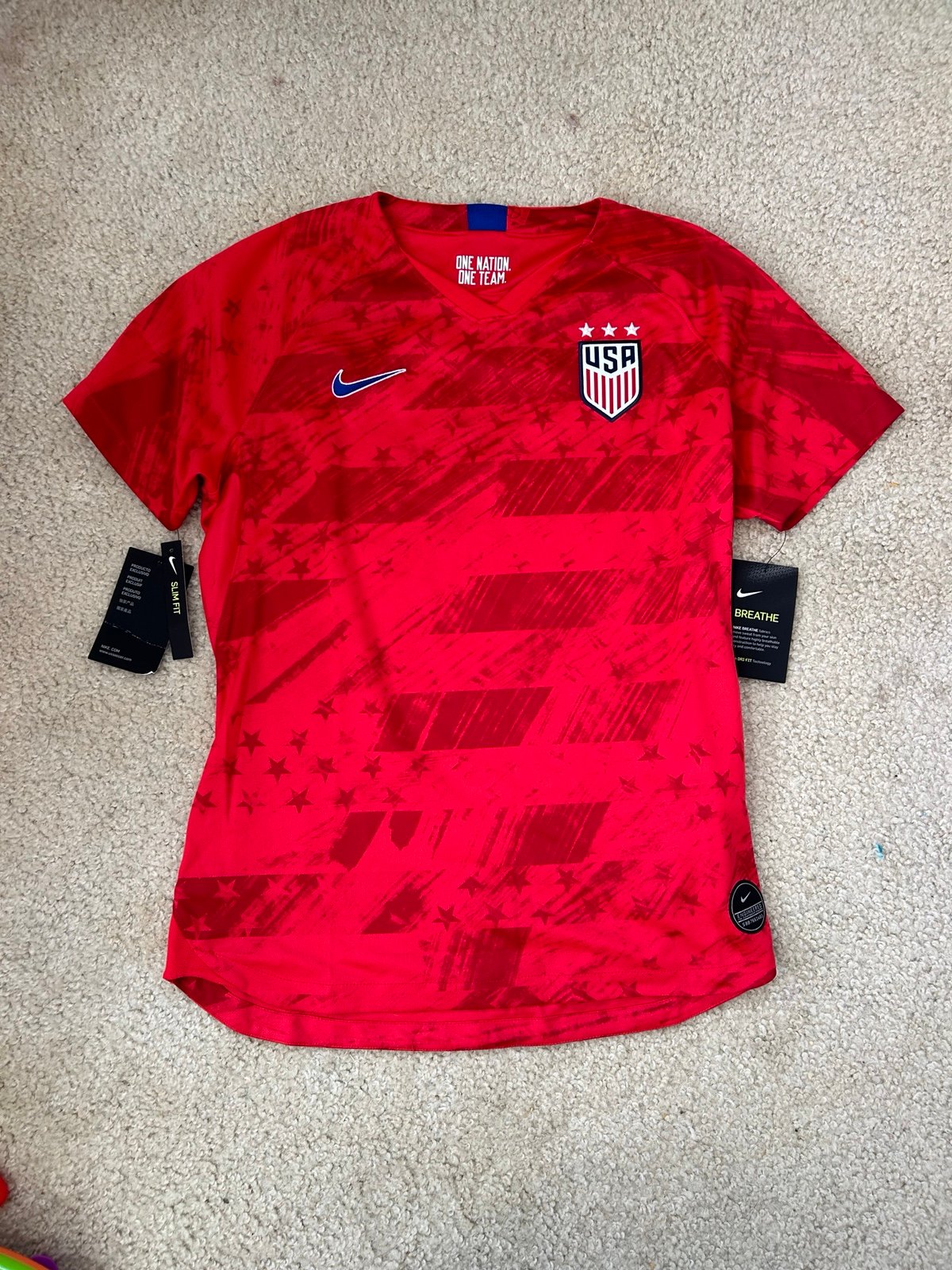 2019 Nike USA Women's World Cup Jersey