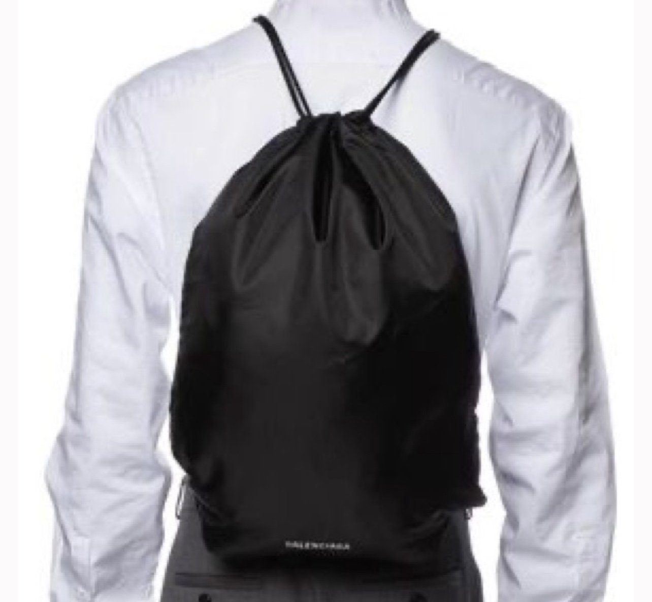 Balenciaga drawstring bag