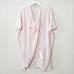 All Saints Itat Twist Tee Small Candy Pink open knit flowy sheer oversized
