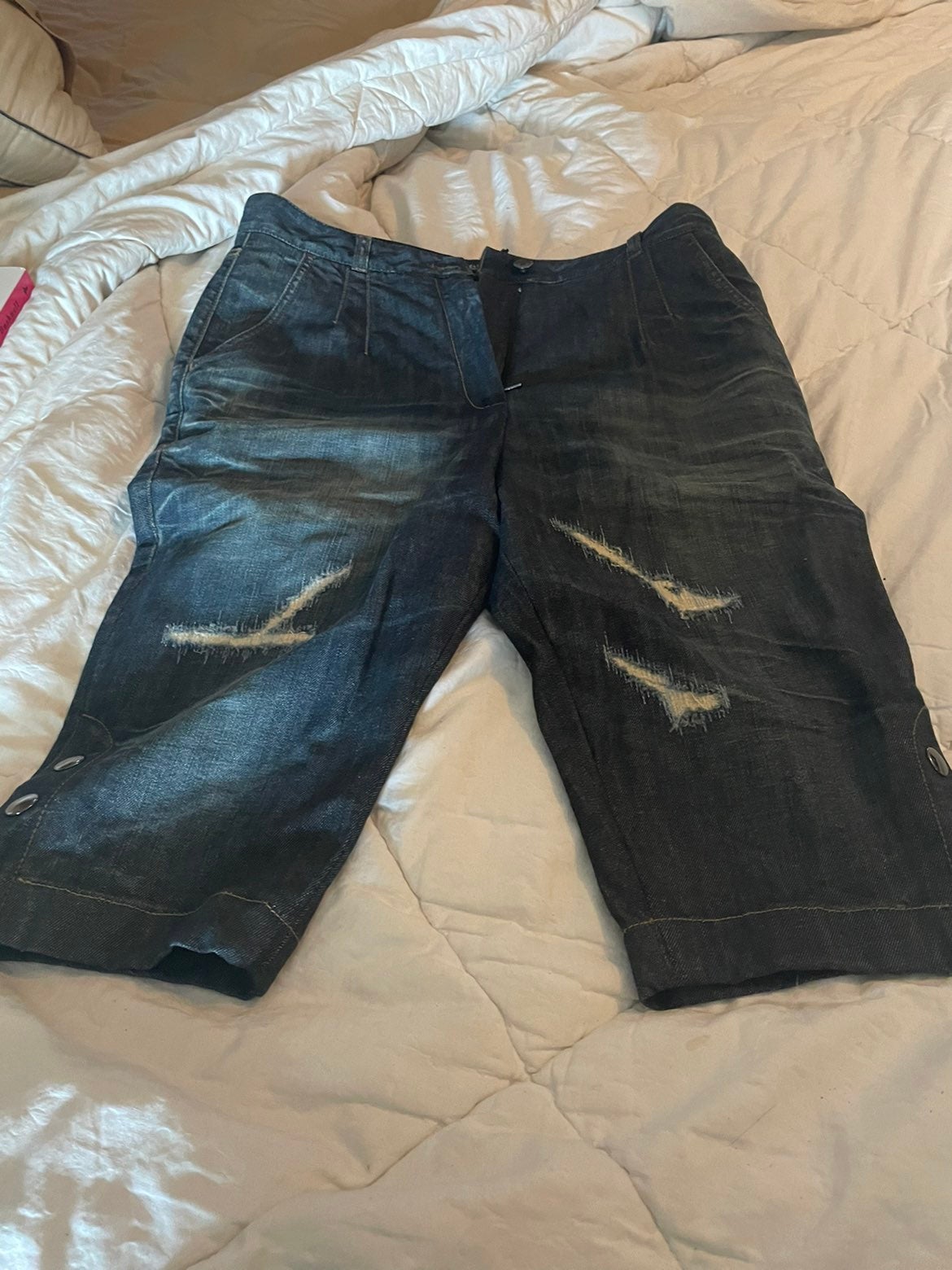 Dolce and Gabbana denim capri