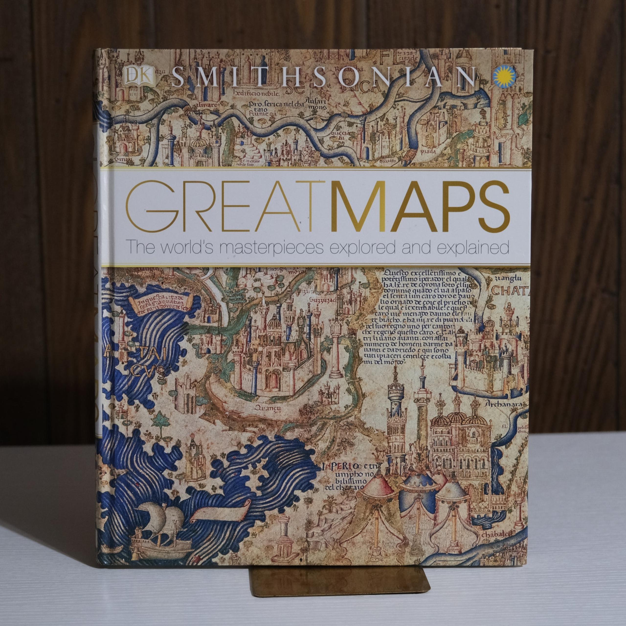 Great Maps DK Smithsonian Hardcover, Historical Cartography & Map Masterpieces
