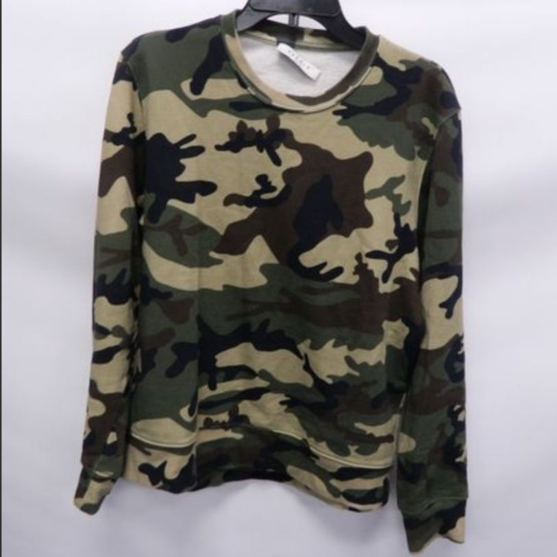 Sandro Camo Sweater Medium