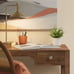 LED Wireless Charging Task Lamp with USB Brass